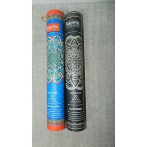 Karma Scents Incense Sticks w/ Holder 60 Hand Blended Rolled
